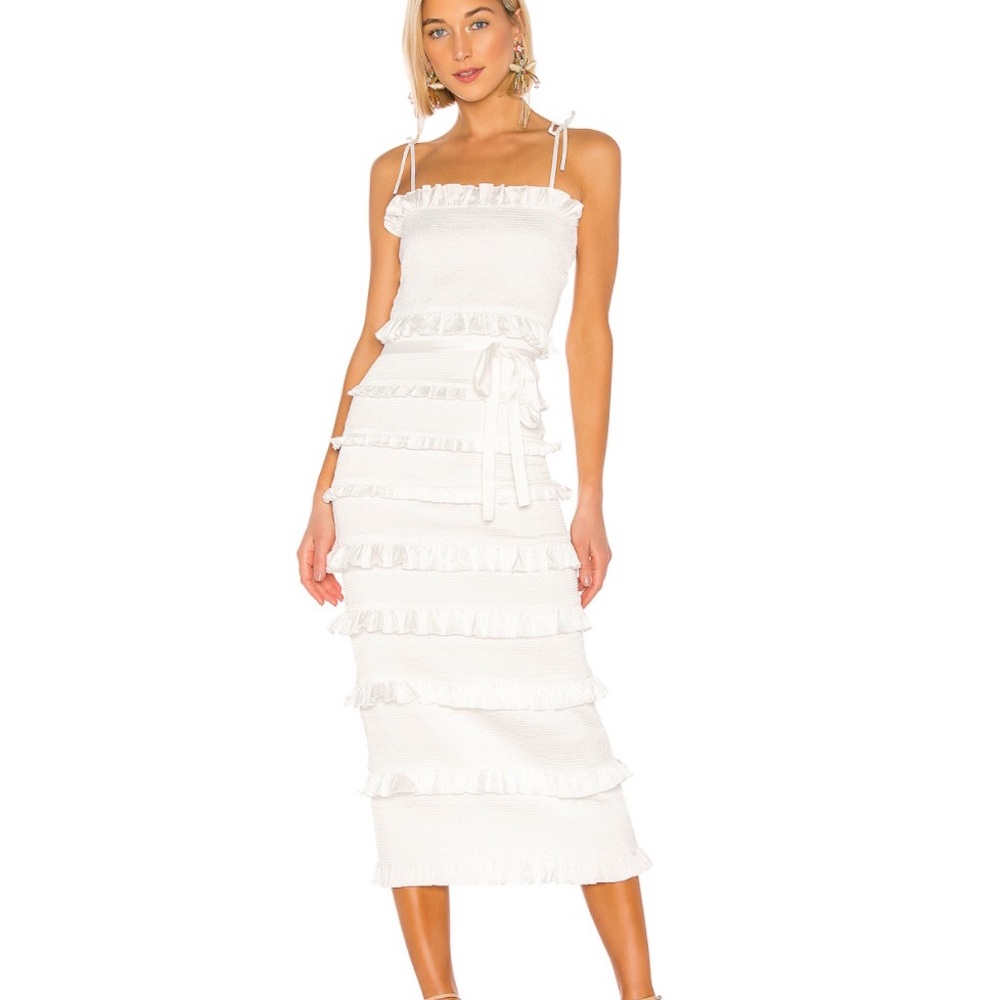 V Chapman White Lily Dress